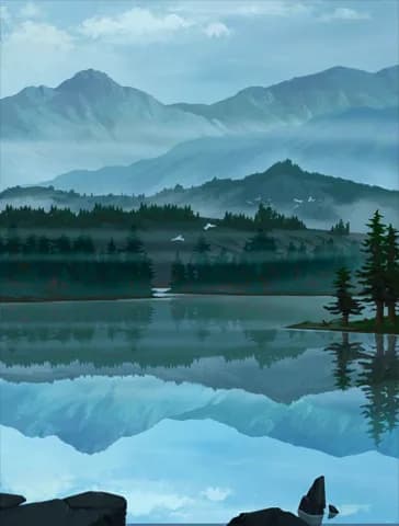 Calme comme l'eau